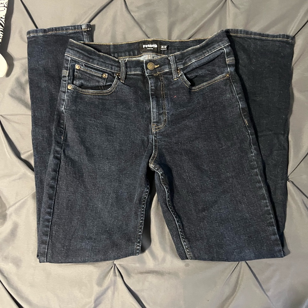 RSQ Men’s Dark blue tapered leg Jeans Size 30x32